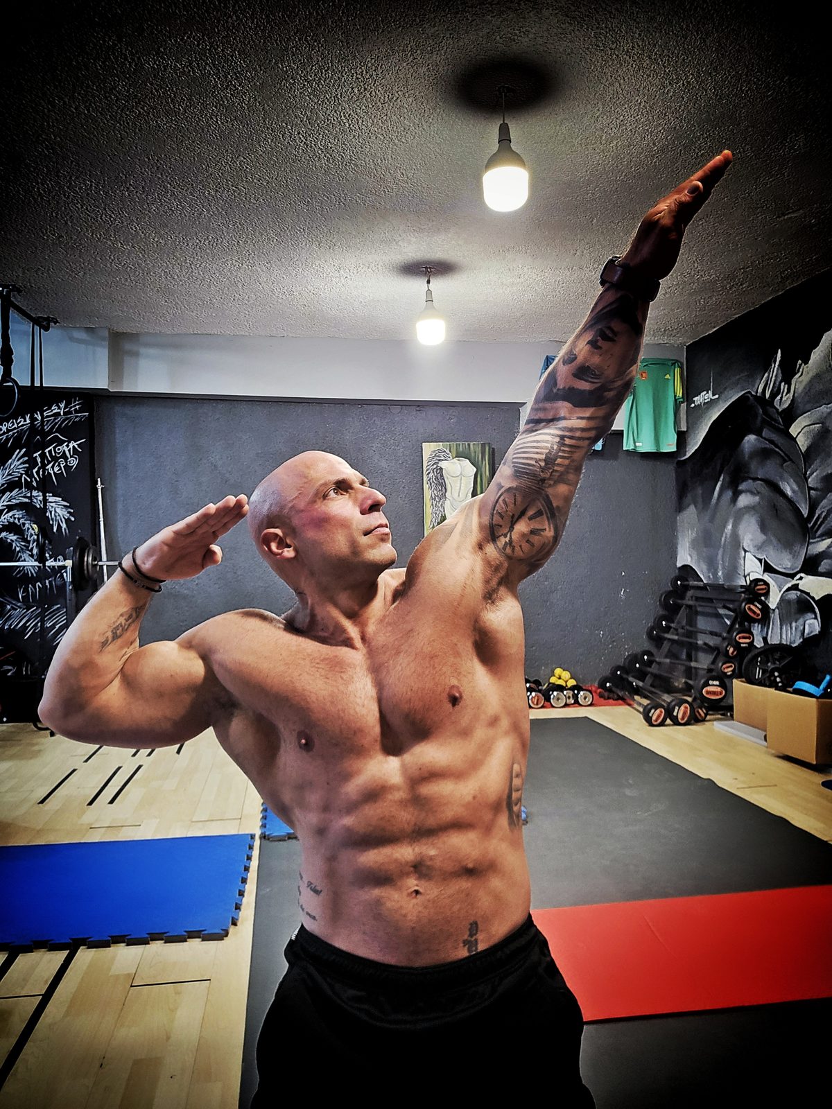 Ο Κωνσταντίνος Λοΐζου στην προπόνηση